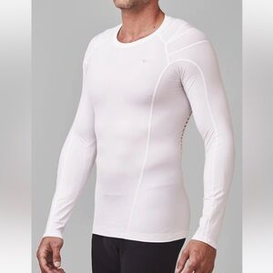 IntelliSkin CoolCue Foundation Pro Long Sleeve Mens Medium White